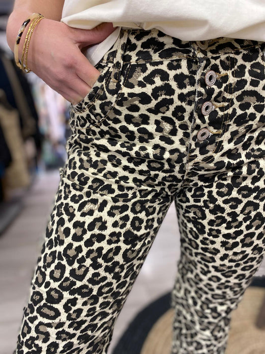 Pantalon léopard