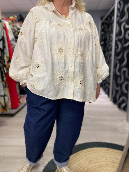 Chemise  crème