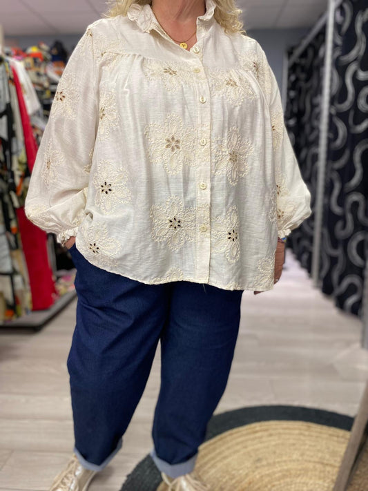 Chemise  crème