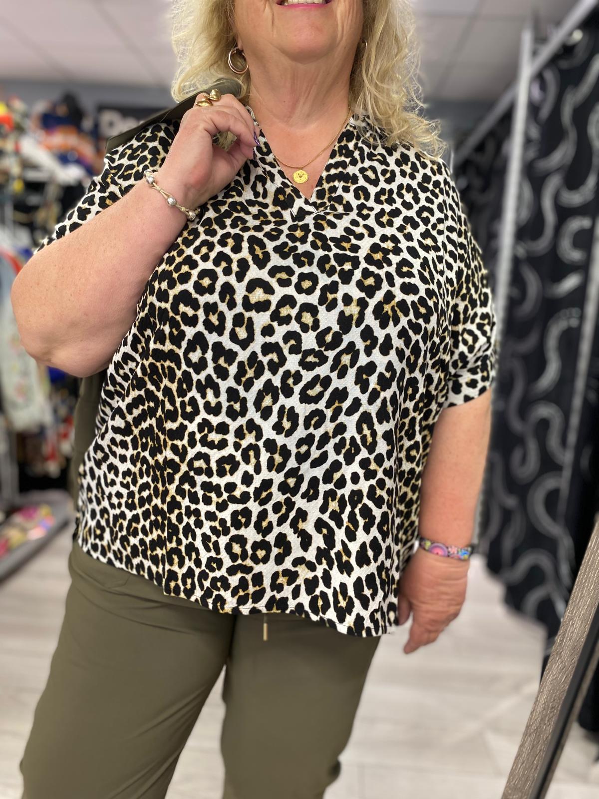 blouse leopard