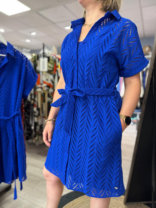 Robe chemise Femme dazzling blue